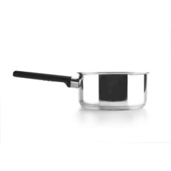 CAZO 16 CM ACERO INOX 18/10 MANGO DE BAQUELITA