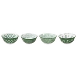 BOL PORCELANA SURTIDO L VERDE 15CM 691902