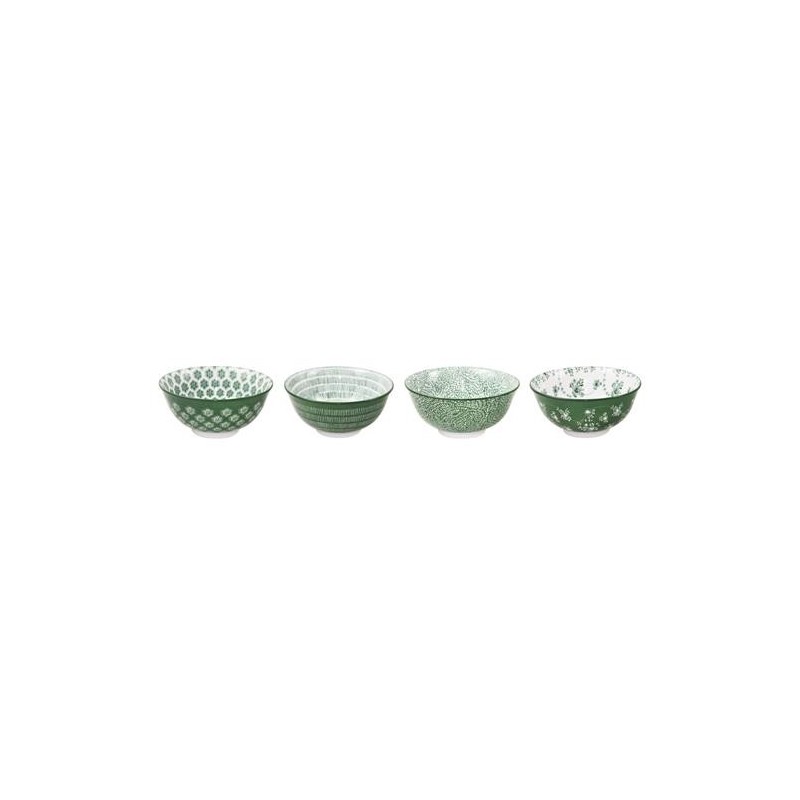 BOL PORCELANA SURTIDO L VERDE 15CM 691902