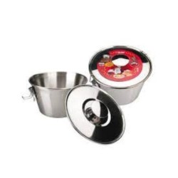 FLANERO CON TAPA INOX 18CM 651618