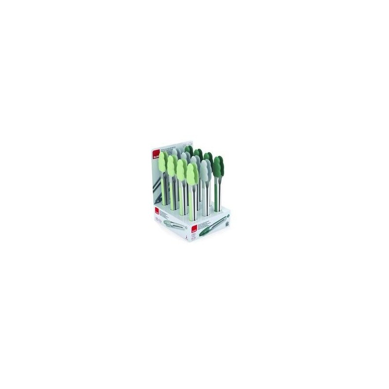 PINZA CON PUNTA DE SILICONA 23CM SURTIDO 695623