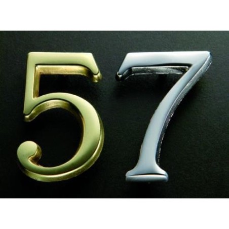 NUMERO LATON/50 NIQUEL SATINADO 6 E31006S