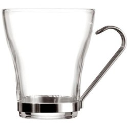 JUEGO 3 TAZAS TÉ 25CL CON ASA INOX SUPREME QUID