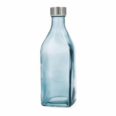 BOTELLA CUAD 1L TURQUESA HABITAT QD 7522104