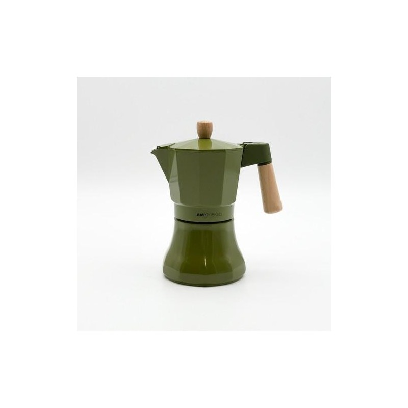 CAFETERA ITALIANA GREEN  EXPRESS 6T FULL INDUCTION