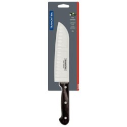 CUCHILLO SANTOKU TRAMONTINA POLYWOOD 18CM