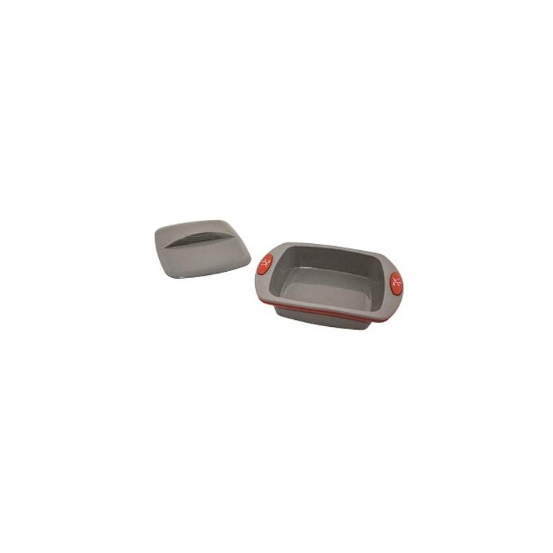MOLDE SILICONA PLATINO CAZUELA C/TAPA 23X18X4,5CM