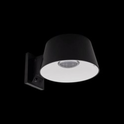 APLIQUE SOLAR PARED 1000LM 4000K IP54 NEGRO