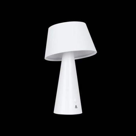 LAMPARA DE MESA SOLAR 500LM 4000K IP44 BLANCA