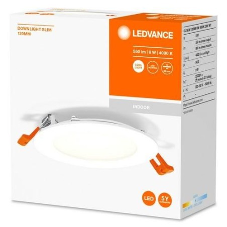 FOCO DOWNLIGHT SLIM 120MM 8W 4000K 230V BLANCO