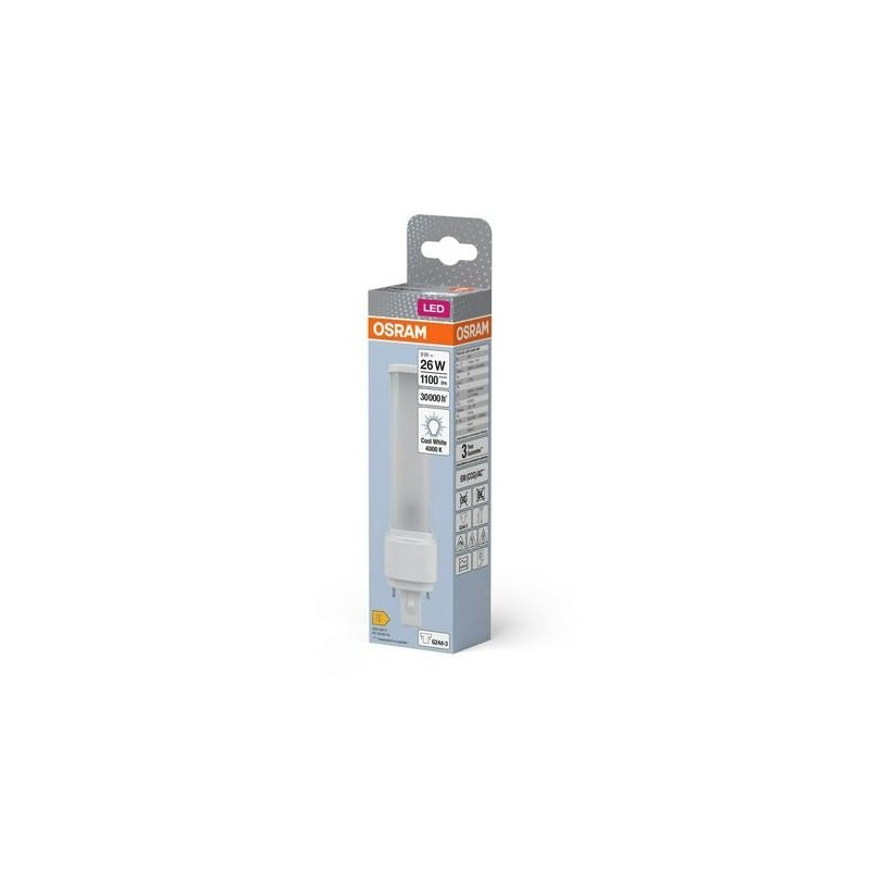 LAMPARA LED DULUX D26 EM 9W 830 G24D-3 FRIA