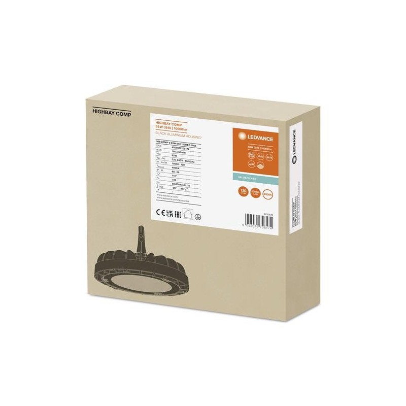 CAMPANA COMPACT 83W 4000 IP65 10000LUM