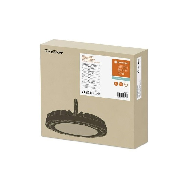 CAMPANA COMPACT 133W 6500 IP65 16000LUM