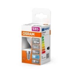 BOMBILLA LED ESFERICA 4.9W/840 E14 NEUTRA