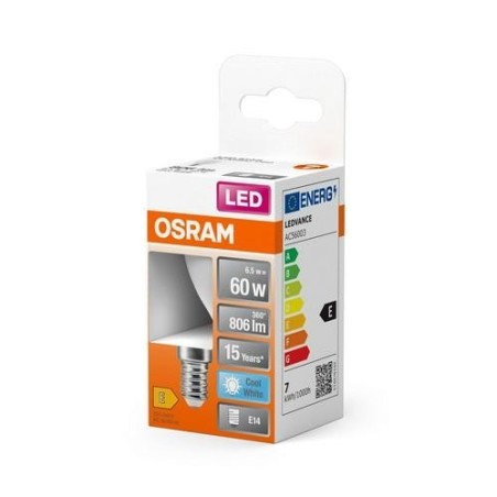 BOMBILLA LED ESFERICA 7W/840 E14 NEUTRA