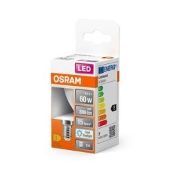 BOMBILLA LED ESFERICA 7W/865 E14 FRIA