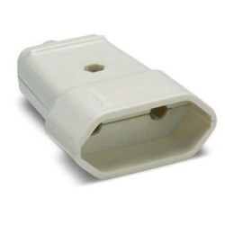 BASE MOVIL 10 AH. 250 V. BLANCA 2002