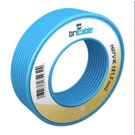 CABLE FLEXIBLE H07V-K AZUL 1X2.5 10M