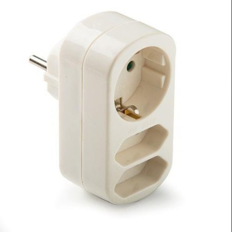 ADAPTADOR TRIPLE TT 10/16A 250V 1314