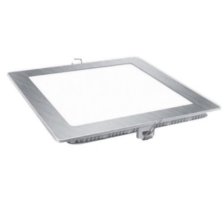 DOWNLIGHT LED 18W. CUADRADO PLATA NEUTRA 22847
