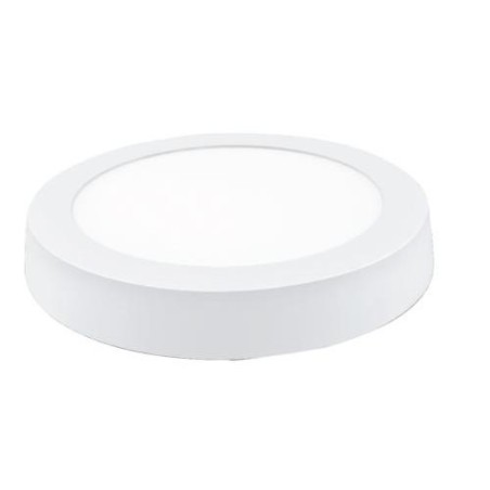 DOWNLIGHT LED 24W. SUPERFICIE REDONDO BLANCA FRIA