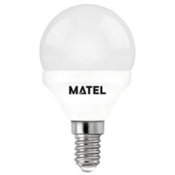 BOMBILLA LED ESFERICA E14 7WATIOS FRIA 23195