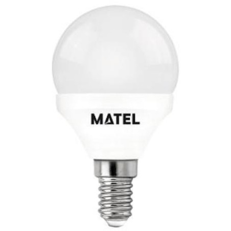 BOMBILLA LED ESFERICA E14 7WATIOS FRIA 23195