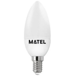 BOMBILLA LED 5 W. VELA E14 LUZ FRIA 21841
