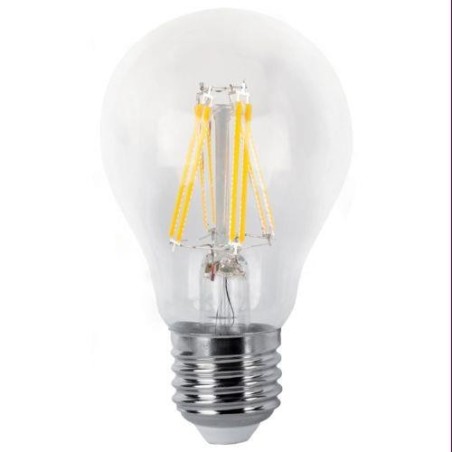 BOMBILLA LED FILAMENTO ESTANDAR CLARA E27 8W 800LM