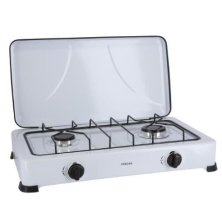 COCINA GAS ESMALTADA BLANCA 2 FUEGOS 34171