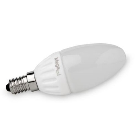 BOMBILLA LED VELA MATE 4,5 W. FRIA E14 380 LUMEN