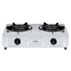 HORNILLO GAS NATURAL 2 FUEGOS INOX 265IN