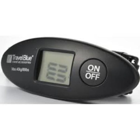 BASCULA DIGITAL PESA EQUIPAJE TRAVEL BLUE