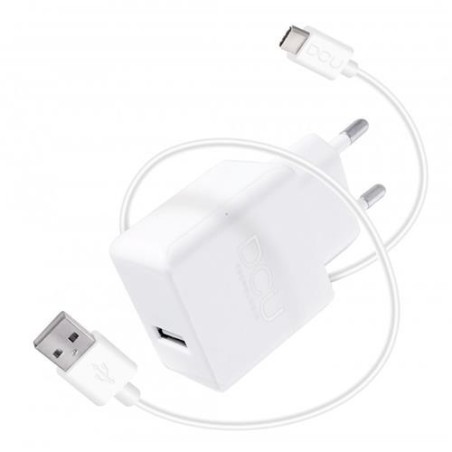CARGADOR USB 5V 2.4A + CABLE TIPO C 1M 37250000