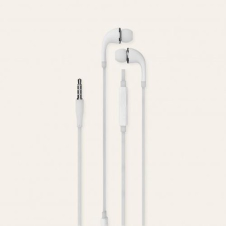 AURICULARES CONTACT C/MICRÓFONO - BLANCO