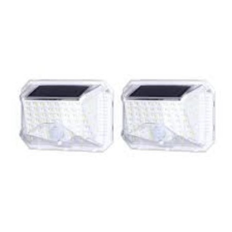 PACK 2 LAMPARAS SOLARES DE PARED CON SENSOR 211509