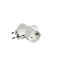 CLAVIJA ADAPTADOR TRIPLE 2P+T 16A 250V BLANCA