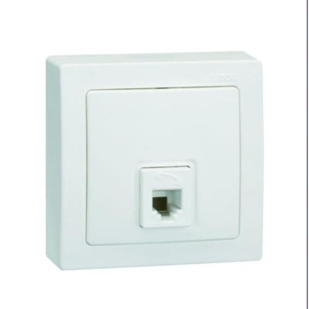 TOMA TELEFONO RJ-11 BLANCA G73480-20 S73