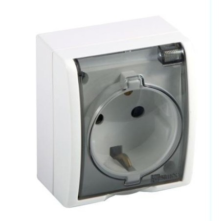 BASE ENCHUFE BLANCO AQUARIUS ESTANCO FAQ43130