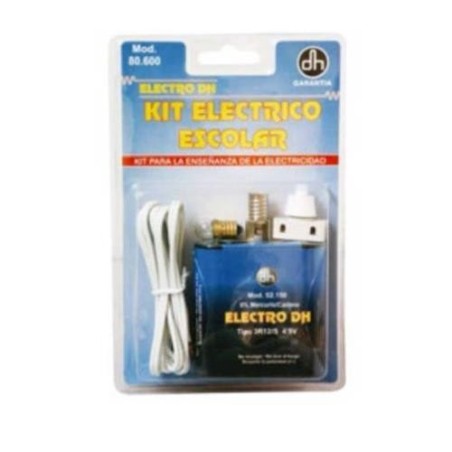KIT ESCOLAR PORTALAMPARAS +BOMBILLA +PILA 80600