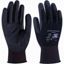 GUANTE SUPERCONTACT N NEGRO TALLA 7 SC-2000
