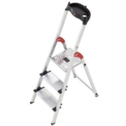 ESCALERA DOMESTICA PELDAÑOS ANCHOS 3 XXL PLASTICA