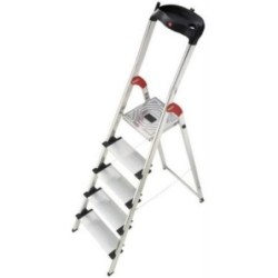 ESCALERA DOMESTICA PELDAÑOS ANCHOS 5 XXL PLASTICA