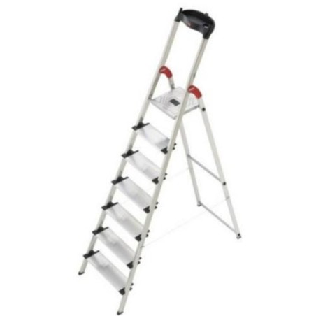 ESCALERA DOMESTICA PELDAÑOS ANCHOS 7 XXL PLASTICA