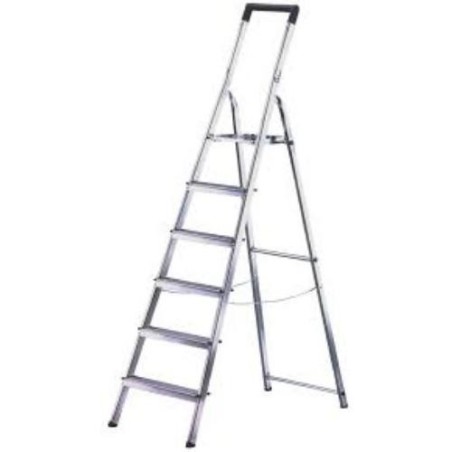 ESCALERA DOMESTICA STANDAR 6 PELDAÑOS L40 PLASTICA