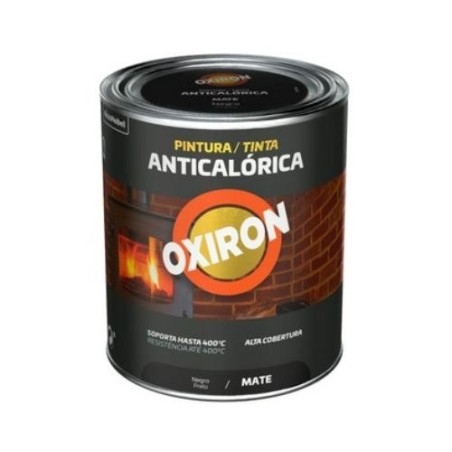 PINTURA ANTICALORICA ON OXIRON NEGRA 750ML