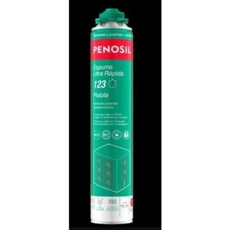 ESPUMA POLIURETANO ULTRA RAPIDA 123 PISTOLA 870ML