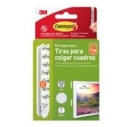 TIRAS CUELGA CUADROS MEDIANAS BLANCAS