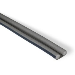 BURLETE DOBLE BAJO PUERTA ESPUMA 95CM GRIS