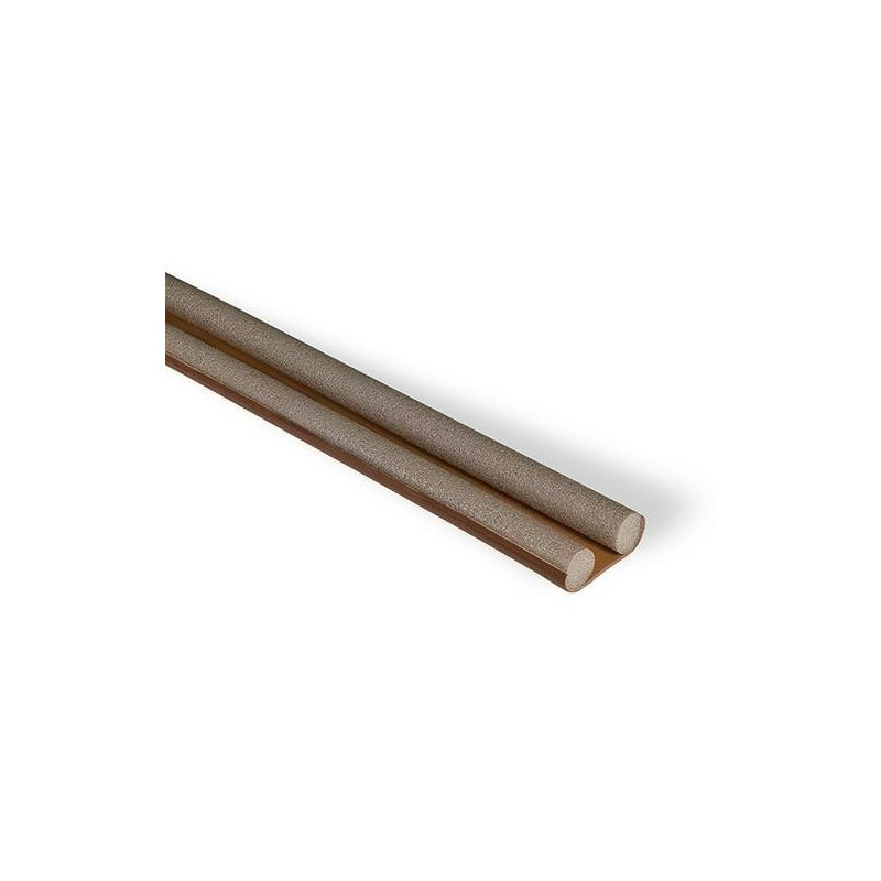 BURLETE DOBLE BAJO PUERTA ESPUMA 95CM MARRON